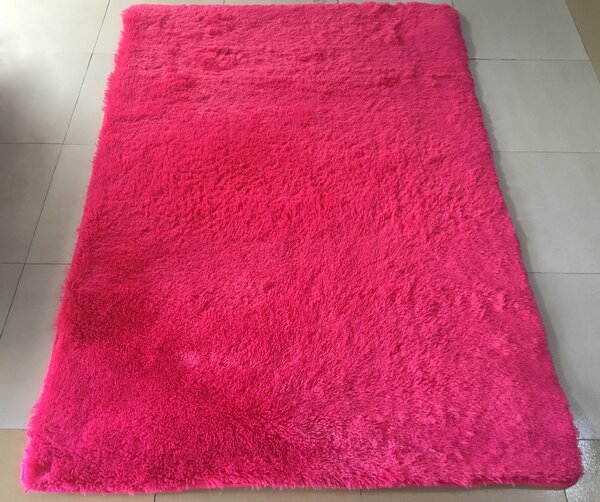 TA Koberec FUSHIA FUSHIA SILK Ružový Obdĺžnikový Rozmer: 80x150 cm