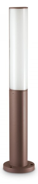 Ideal Lux 246956 LED záhradná stĺpiková lampa Etere 1x10,5W | 4000K | IP44 - kávová