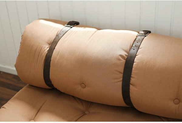 Rozkladacia pohovka so svetlobéžovým poťahom Karup Design Buckle Up Natural