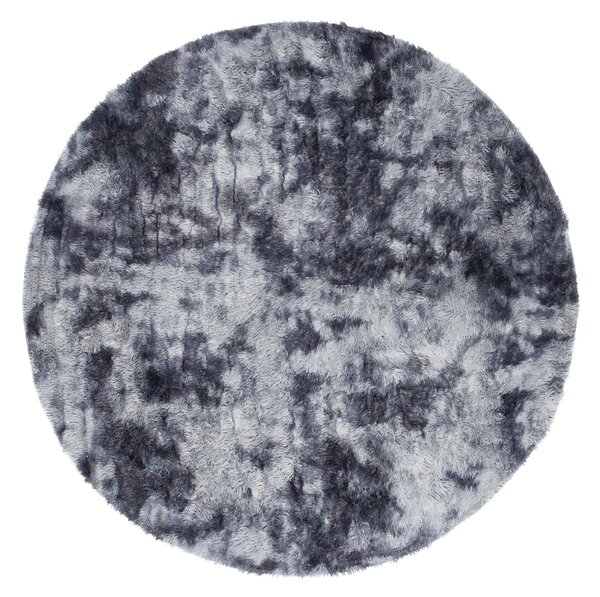 TA Koberec MR-577 Grey SILK DYED KOŁO Sivý Okrúhly