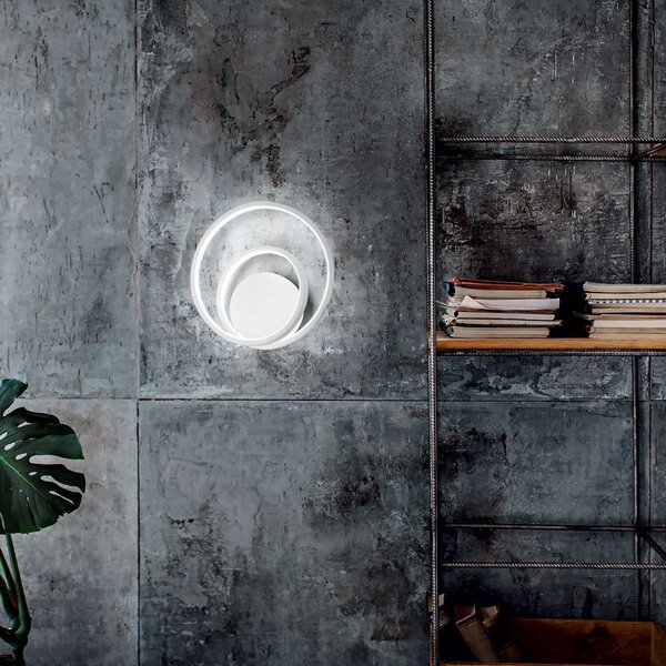 Ideal Lux 253695 LED nástenné svietidlo Oz 1x30W | 3000lm | 3000K - biela
