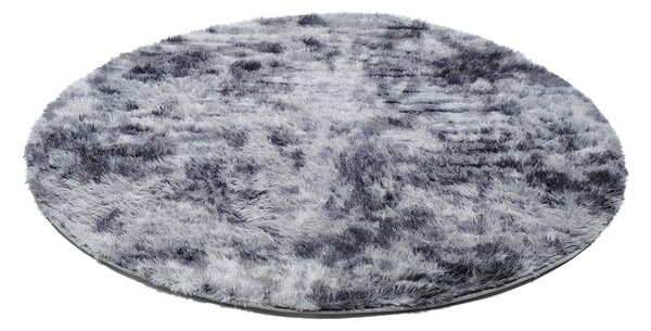 TA Koberec MR-577 Grey SILK DYED KOŁO Sivý Okrúhly