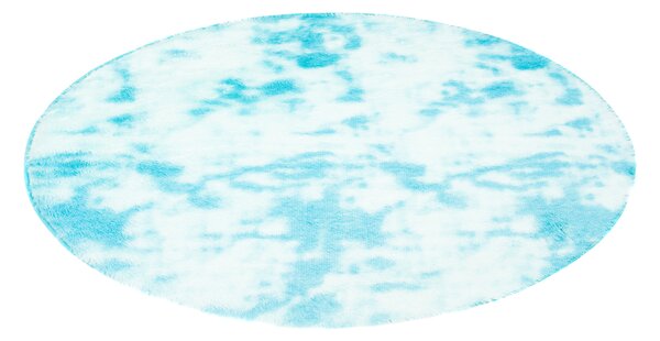 TA Koberec MR-582 Blue SILK DYED KOŁO Modrý Okrúhly Rozmer: 80x80 cm