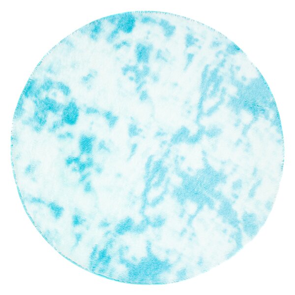 TA Koberec MR-582 Blue SILK DYED KOŁO Modrý Okrúhly Rozmer: 80x80 cm
