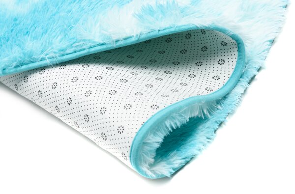 TA Koberec MR-582 Blue SILK DYED KOŁO Modrý Okrúhly Rozmer: 80x80 cm