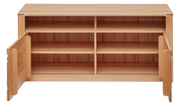 SKRINKA POD TV, jadrový buk, jadrový buk, 131/58/45 cm Carryhome - Komody