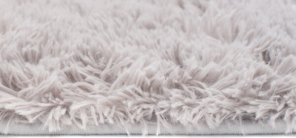 TA Koberec LIGHT GREY LIGHT GREY SILK Sivý Obdĺžnikový Rozmer: 80x150 cm