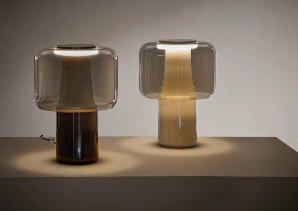 STOLNÁ LED LAMPA, dotykový stmievač, 28/38,4 cm Dieter Knoll - Interiérové svietidlá