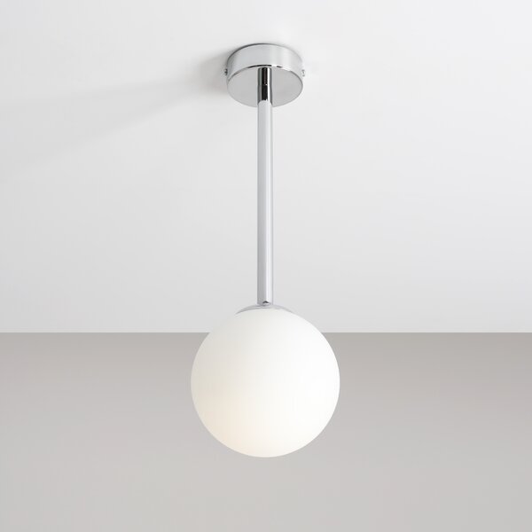 Aldex PINNE CHROME | Jednoduchá stropná lampa v chrómovom prevedení Veľkosť: S