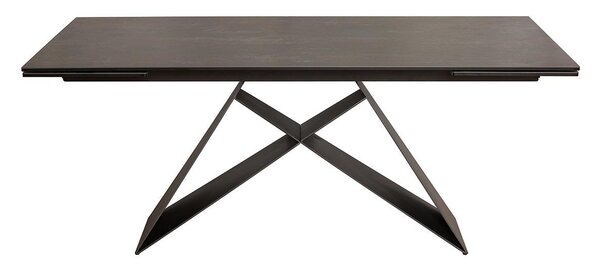 Rozkladací jedálenský stôl Brock láva 180-260 cm