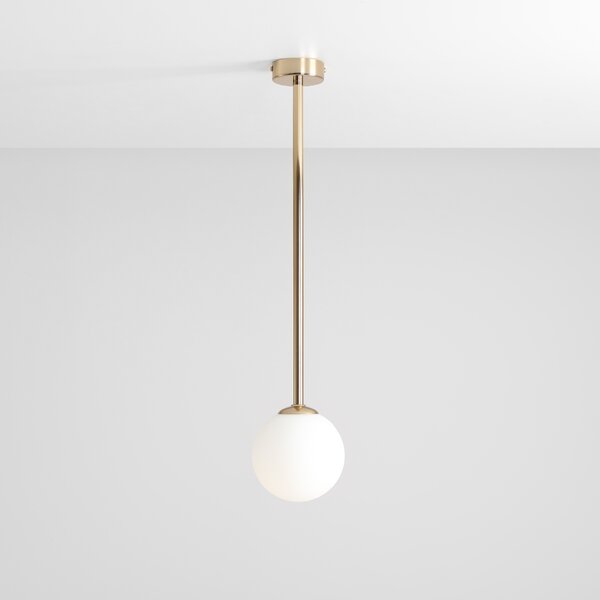 Aldex PINNE GOLD | Jednoduchá stropná lampa v zlatom prevedení Veľkosť: M