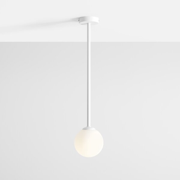 Aldex PINNE WHITE | Jednoduchá stropná lampa v bielom prevedení Veľkosť: M