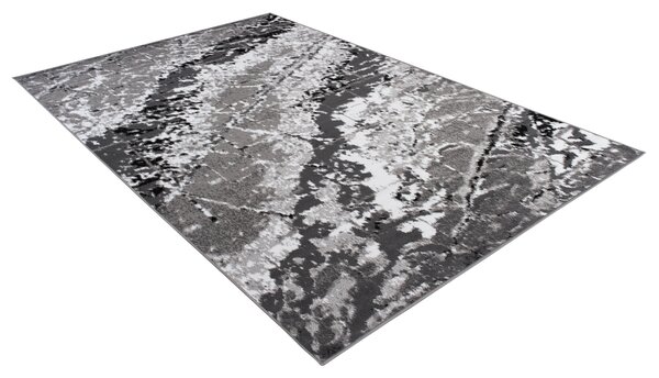 TA Koberec Q543D WHITE MAYA PP EYM Sivý Obdĺžnikový Rozmer: 80x150 cm