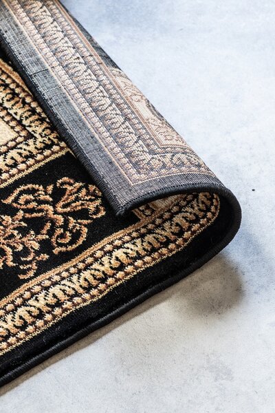 Hanse Home , Kusový koberec Herat 105989 Black Cream, 80x120, čierna, chodba / predsieň