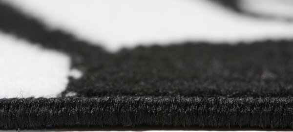 TA Koberec Z907D BLACK MAYA PP EYM Sivý Obdĺžnikový Rozmer: 200x200 cm