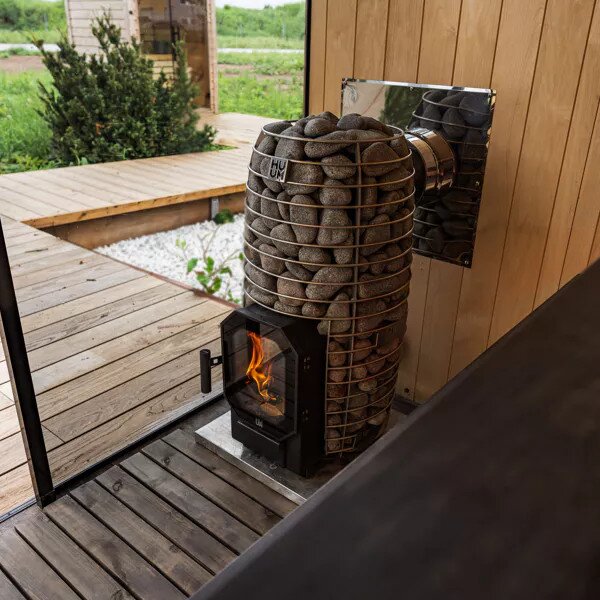 HUUM saunová pec na drevo HIVE Flow Mini 8,5 kW
