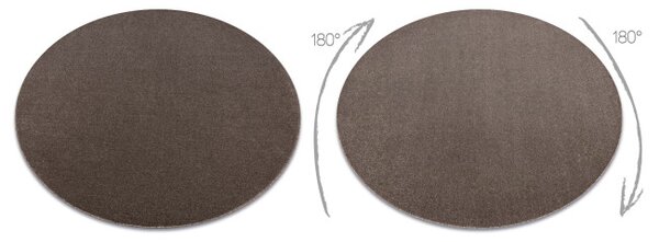 Koberec ETON PLUS mocca / hnedý kruh