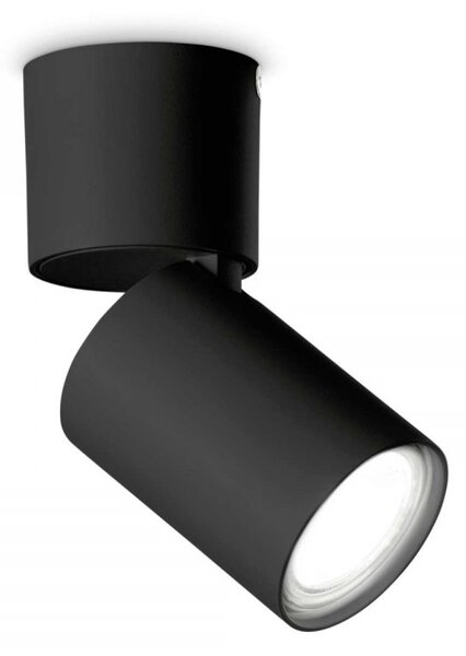 Ideal Lux 271545 prisadené stropné svietidlo Toby Pl1 1x35W | GU10 - čierna