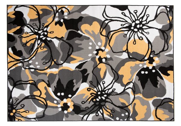 TA Koberec Z907A BLACK MAYA PP EYM Sivý Obdĺžnikový Rozmer: 80x150 cm