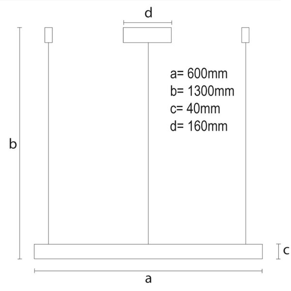 LED závesné svietidlo + diaľkový ovládač 42W (J4378/G)