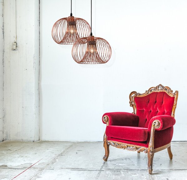 Závesné svietidlo - luster Lucide Vint 02400/30/17 1x60W E27