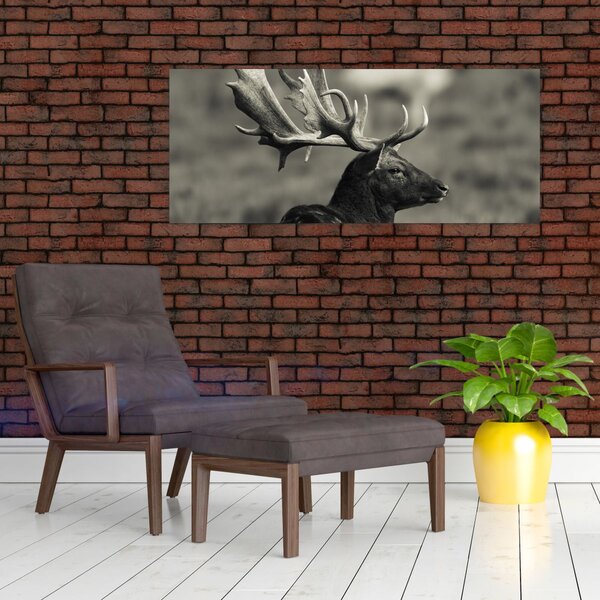 Obraz - Jeleň (120x50 cm)