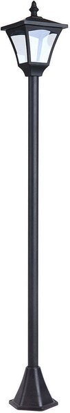 Solárna záhradná lampa Outsunny 10lumen čierna 120cm