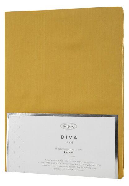 MAKOSATÉNOVÉ PRESTIERADLO DINA 100X200 CM, VÝŠKA 25 CM HORČICOVÉ