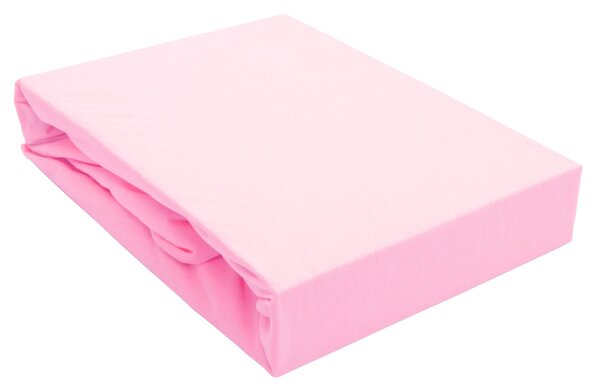 DETSKÉ NEPRIEPUSTNÉ JERSEY PRESTIERADLO SG 005 60X120 CM SVETLORUŽOVÁ