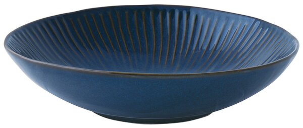 Porcelánový polévkový talíř gallery blue barva: modrá, velikost: 20x20