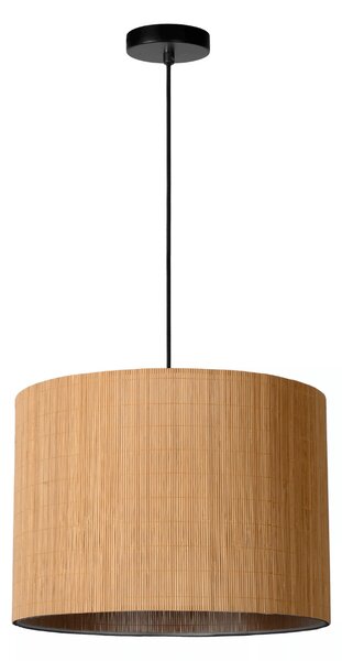 Lucide 03429/42/30 závesné stropné svietidlo Magius 1x40W | E27 - ratanové, stmievateľné