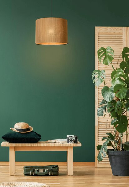 Lucide 03429/42/30 závesné stropné svietidlo Magius 1x40W | E27 - ratanové, stmievateľné