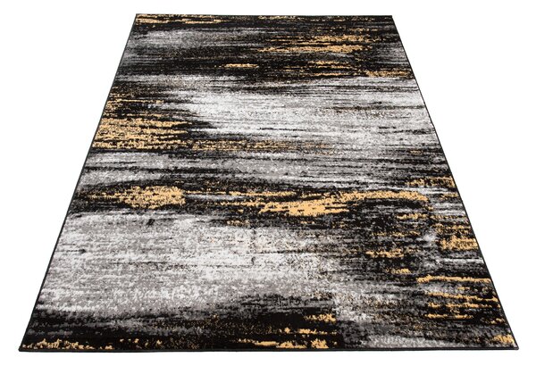 TA Koberec Z905A BLACK MAYA PP EYM Sivý Obdĺžnikový Rozmer: 80x150 cm