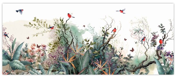 Obraz - Prírodná krajina, aquarel (120x50 cm)
