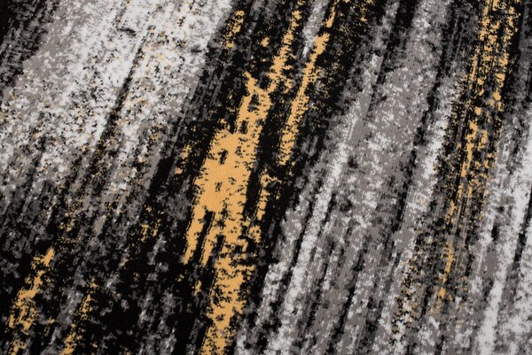 TA Koberec Z905A BLACK MAYA PP EYM Sivý Obdĺžnikový Rozmer: 80x150 cm
