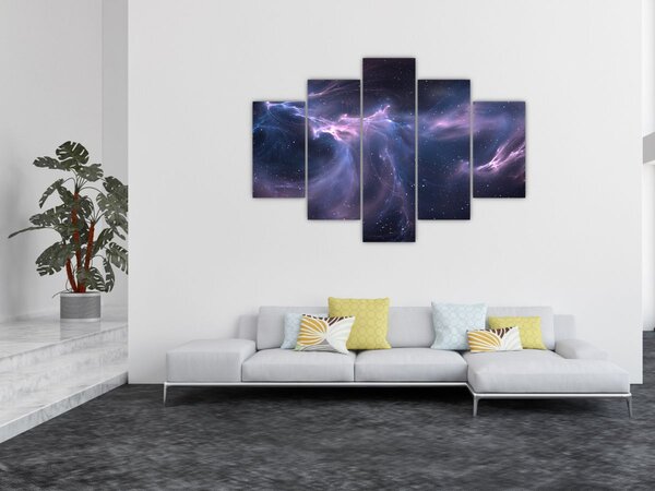 Obraz - Vesmírna hmlovina (150x105 cm)