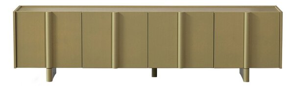 Khaki TV stolík z borovicového dreva 200x53x46 cm Basu – WOOOD