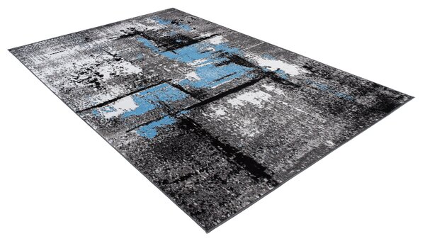TA Koberec Q541B WHITE MAYA PP EYM Sivý Obdĺžnikový Rozmer: 80x150 cm