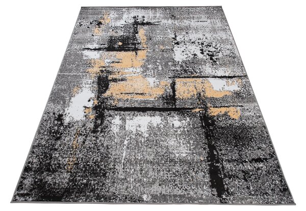 TA Koberec Q541C WHITE MAYA PP EYM Sivý Obdĺžnikový Rozmer: 80x150 cm