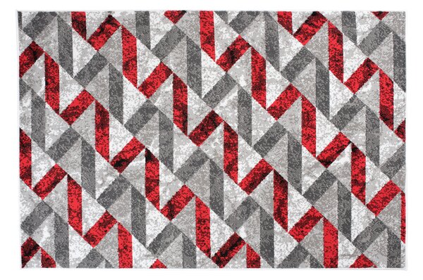 TA Koberec Q544A WHITE MAYA PP ESM Červený Obdĺžnikový Rozmer: 80x150 cm