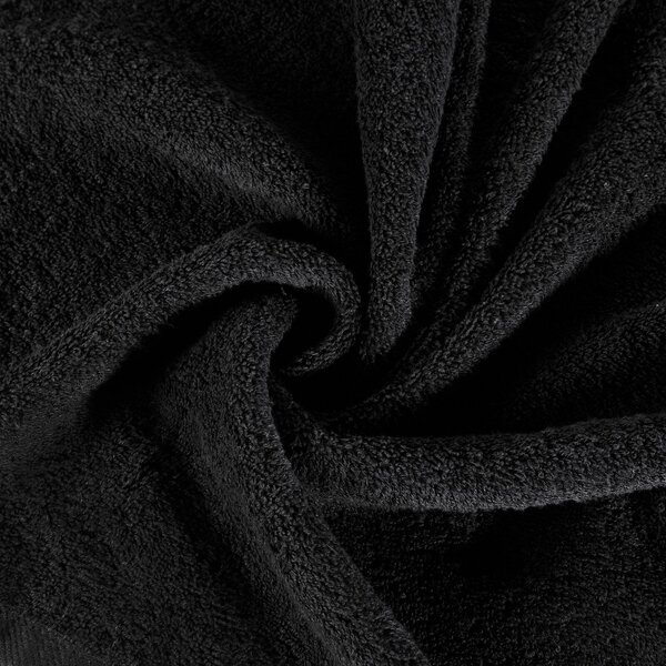 FROTÉ UTERÁK SMOOTH 50X100 CM ČIERNA