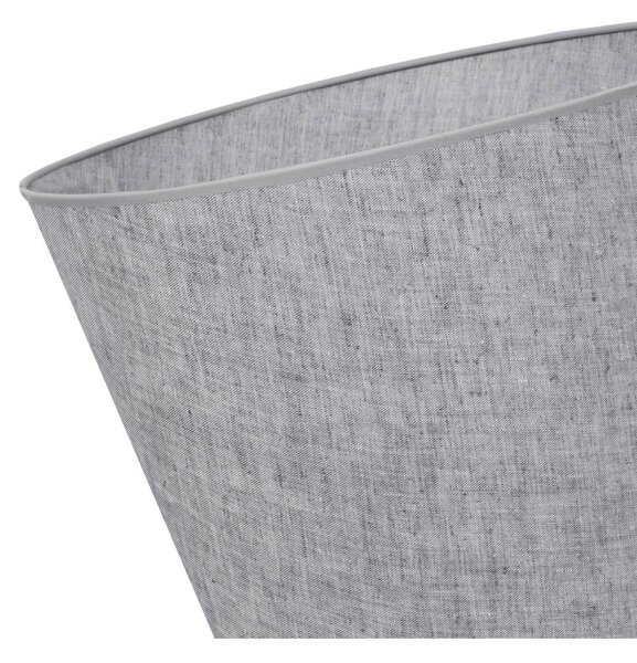 Závesné svietidlo Len1, 1x šedé textilné tienidlo, (fi 44 cm), b