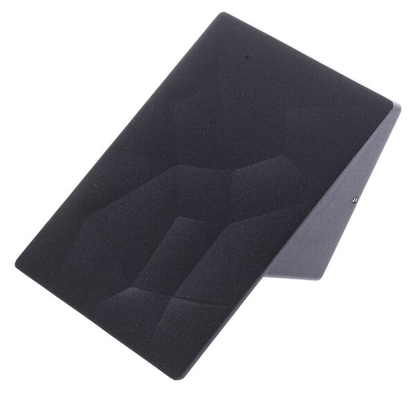 Exteriérové nástenné LED svietidlo Cracks, 1x LED 10w, tmavosivá