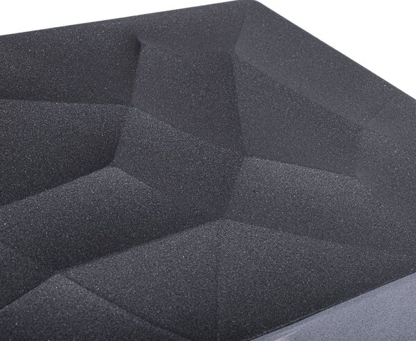 Exteriérové nástenné LED svietidlo Cracks, 1x LED 10w, tmavosivá