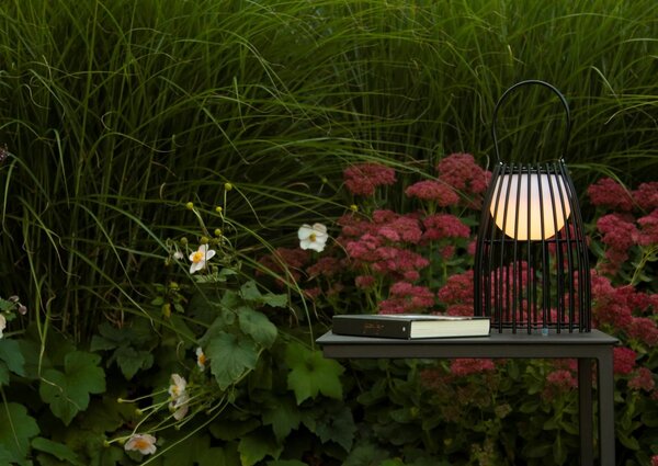 Lucide 06801/01/30 LED vonkajšia stolná lampička Fjara 1x0,3W | 30lm | 2800K | IP44 - čierna, stmievateľná, kovová, nabíjacia