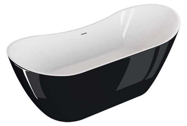 Polimat Akrylátová voľne stojaca vaňa Abi 180x80 POLIMAT-Rozmery: 180x80, POLIMAT-Farba vane: Biela / biela lesk