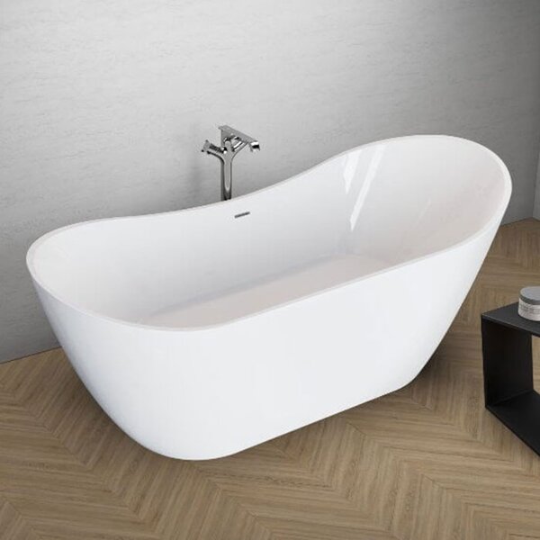 Polimat Akrylátová voľne stojaca vaňa Abi 180x80 POLIMAT-Rozmery: 180x80, POLIMAT-Farba vane: Biela / biela lesk