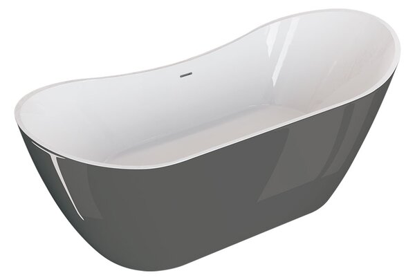 Polimat Akrylátová voľne stojaca vaňa Abi 180x80 POLIMAT-Rozmery: 180x80, POLIMAT-Farba vane: Biela / biela lesk