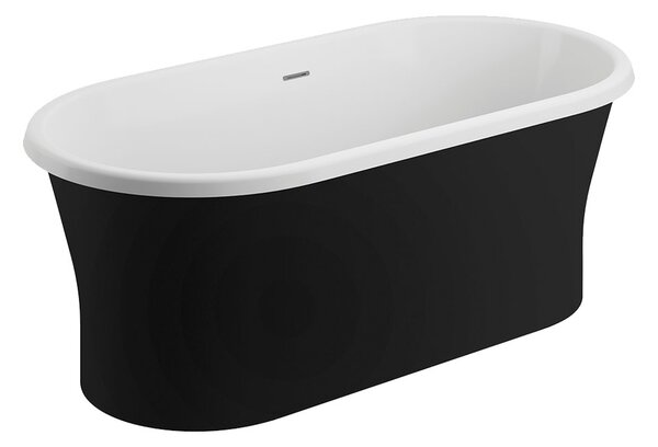 Polimat Akrylátová voľne stojaca vaňa Amona New 150x75 POLIMAT-Rozmery: 150x75, POLIMAT-Farba vane: Biela / biela lesk