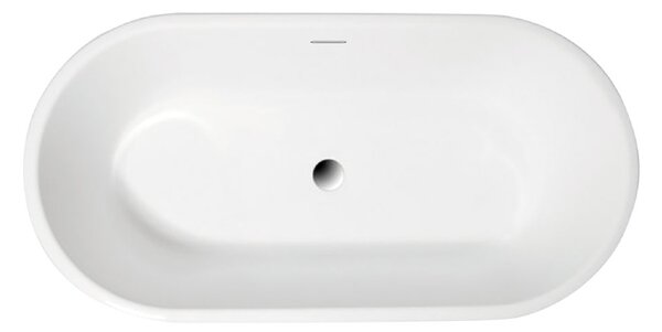 Polimat Akrylátová voľne stojaca vaňa Amona New 150x75 POLIMAT-Rozmery: 150x75, POLIMAT-Farba vane: Biela / biela lesk